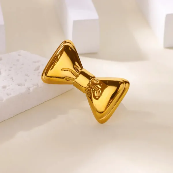 Gold_Chunky_Bow_Rings_For_Women